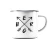 Berg Emaille Tasse für Bergsteiger, die Berge und Bergfreunde. Ein tolles Berg Geschenk für die Bergtour, Bergfans und Bergliebhaber. Nachhaltige Berg Geschenke und Berg Tassen fürs Wandern hier bestellen.