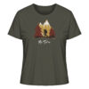 Grünes Bio Me Time Damen Berg Shirt fürs Wandern, die Berge und Bergfreunde. Ein tolles Berg Geschenk für die Bergtour, Bergfans und Bergliebhaber. Nachhaltige Berg Geschenke und Berg T-Shirts hier bestellen.