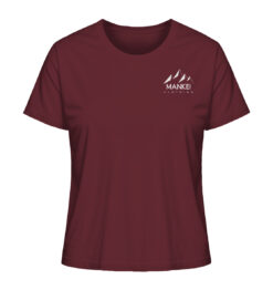 Bio Damen Berg Shirt fürs Wandern, die Berge und Bergfreunde. Ein tolles Berg Geschenk für die Bergtour, Bergfans und Bergliebhaber. Tolle Geschenke Berge und Berg T-Shirts hier bestellen.