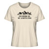 Ich kenn da ne Abkürzung Damen T-Shirt für Bergfreunde in naturweiß. Ein lustiges Berg T-Shirt zum Wandern und als Geschenk für Bergfreunde.