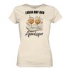 Aperolspur Damen T-Shirt für Bergfreunde in maturweiß. Ein lustiges Berg T-Shirt zum Wandern und als Geschenk für Bergfreunde.