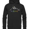 Bio Be Different Berg Hoodie fürs Wandern, die Berge und Bergfreunde. Ein tolles Berg Geschenk für die Bergtour, Bergfans und Bergliebhaber. Nachhaltige Berg Geschenke und Berg T-Shirts hier bestellen.