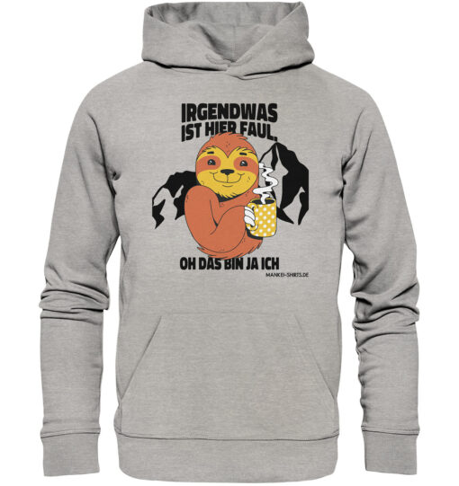 Lustiger Faultier Hoodie fürs Bergsteigen, die Berge und Bergfreunde. Ein tolles Berg Geschenk für die Bergtour, Bergfans und Bergliebhaber. Nachhaltige Berg Geschenke und Berg Hoodies hier bestellen.