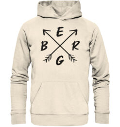 Bio Berg Hoodie fürs Wandern, die Berge und Bergfreunde. Ein tolles Berg Geschenk für die Bergtour, Bergfans und Bergliebhaber. Nachhaltige Berg Geschenke und Berg T-Shirts hier bestellen.