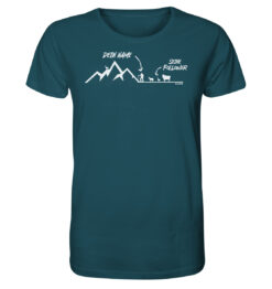 Bio Meine Follower personalisiertes Berg Shirt fürs Wandern, die Berge und Bergfreunde. Ein tolles Berg Geschenk mit Namen für die Bergtour, Bergfans und Bergliebhaber. Nachhaltige Berg Geschenke und personalisierte Berg T-Shirts mit Namen hier bestellen.