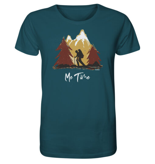 Me Time Shirt Herren für Bergsteiger, die Berge und Bergfreunde. Ein tolles Berg Geschenk für die Bergtour, Bergfans und Bergliebhaber. Nachhaltige Berg Geschenke und Bio Bergshirts für Herren hier bestellen.