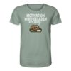 Faultier Motivation T-Shirt für Bergfreunde in hellgrün. Ein lustiges Faultier T-Shirt zum Wandern und als Geschenk für Bergfreunde und Faultierliebhaber.