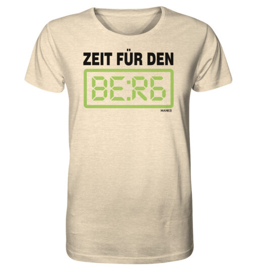 Zeit für den Berg T-Shirt für Bergsteiger, die Berge und Bergfreunde. Ein tolles Berg Geschenk für die Bergtour, Bergfans und Bergliebhaber. Nachhaltige Berg Geschenke und Bio Bergshirts für Herren hier bestellen.